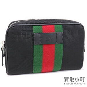 Gucci Techno Canvas Belt Bag Black Web Stripe